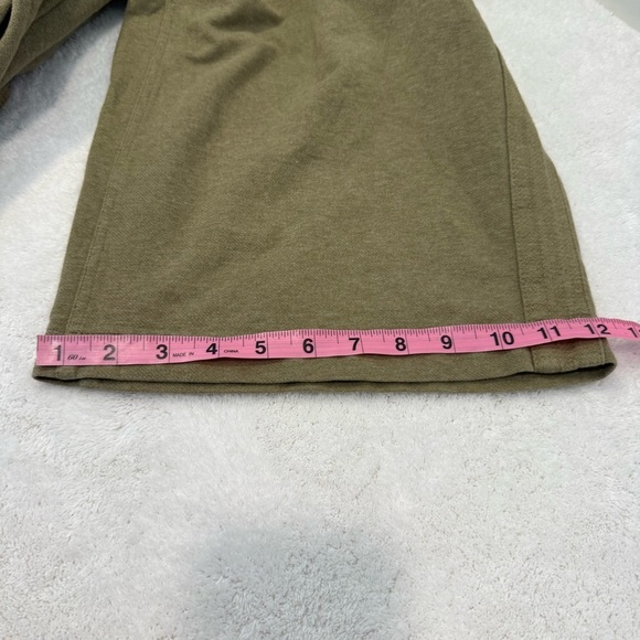 athleta farallon heathered wide leg crop GREEN SIZE 18 - Picture 13 of 13